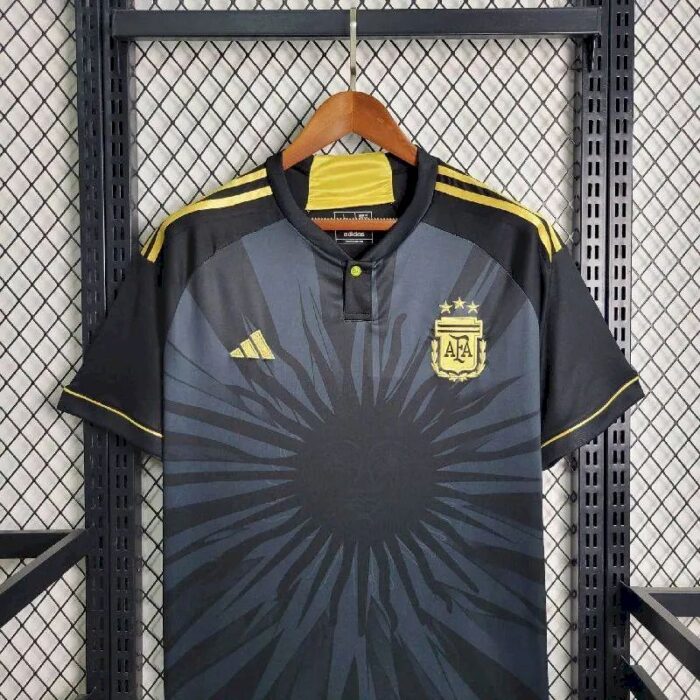 Mens Argentina 2023/24 Black Jersey 5