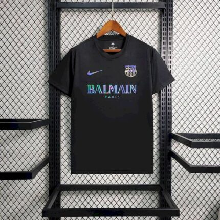 Mens Barcelona 2023/24 Balmain Co-Branded Edition T-shirt
