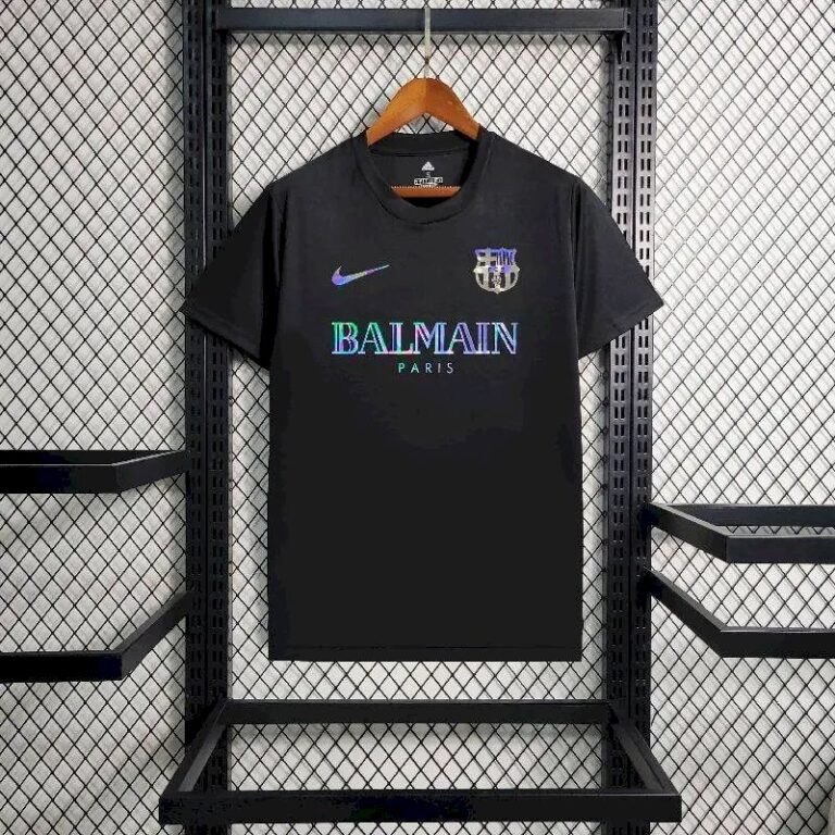 Mens Barcelona 2023/24 Balmain Co-Branded Edition T-shirt