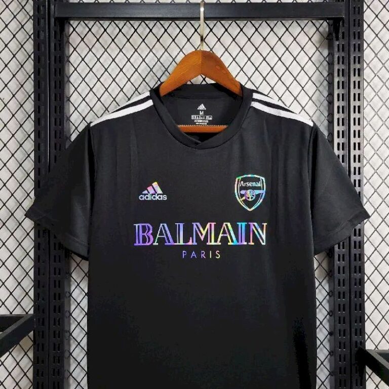 Mens Arsenal 2024/25 Balmain Co-Branded Edition T-shirt 1