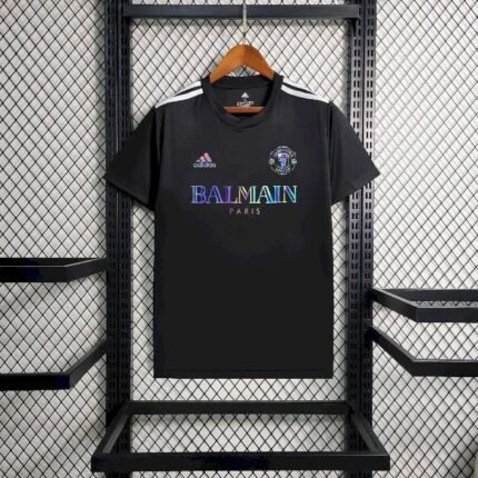 Mens Manchester United 2024/25 Balmain Co-Branded Edition T-shirt 5