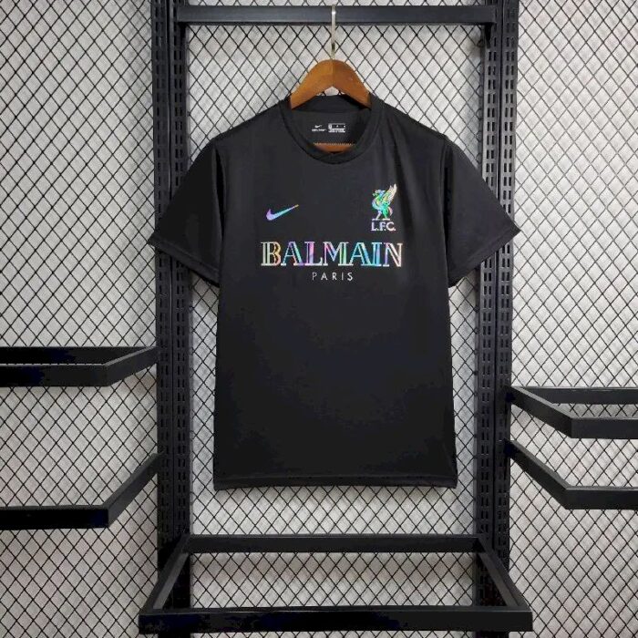 Mens Liverpool 2024/25 Balmain Co-Branded Edition T-shirt 6