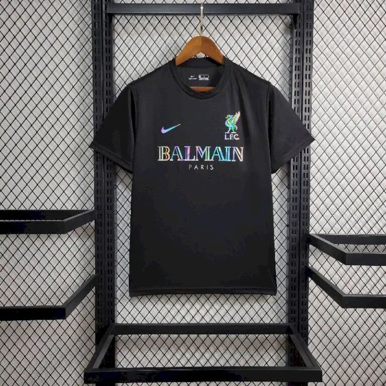 Mens Liverpool 2024/25 Balmain Co-Branded Edition T-shirt 6