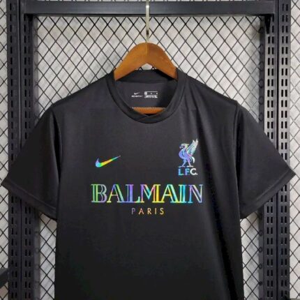 Mens Liverpool 2024/25 Balmain Co-Branded Edition T-shirt 1