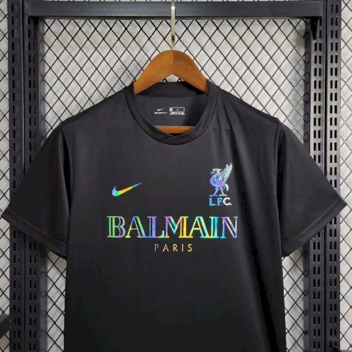 Mens Liverpool 2024/25 Balmain Co-Branded Edition T-shirt 1