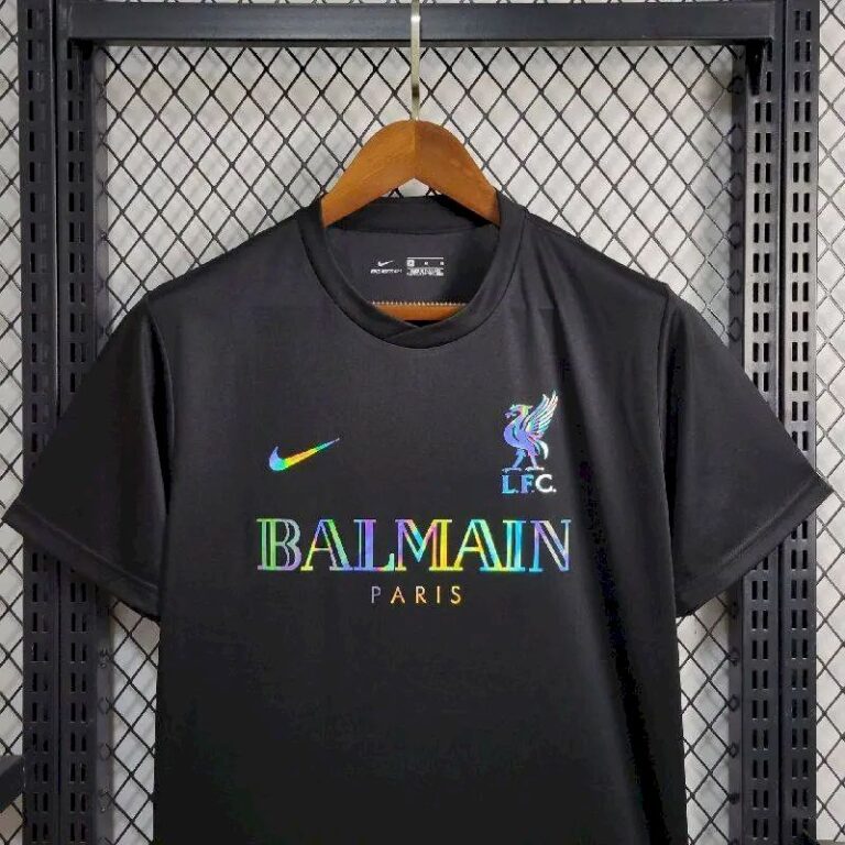 Mens Liverpool 2024/25 Balmain Co-Branded Edition T-shirt 1