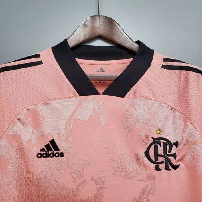 Womens Flamengo 2020 Pink October Rosa Jersey 5