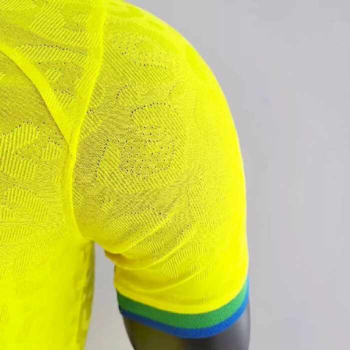 Mens Brazil 2022 Home Jersey Player Version 5
