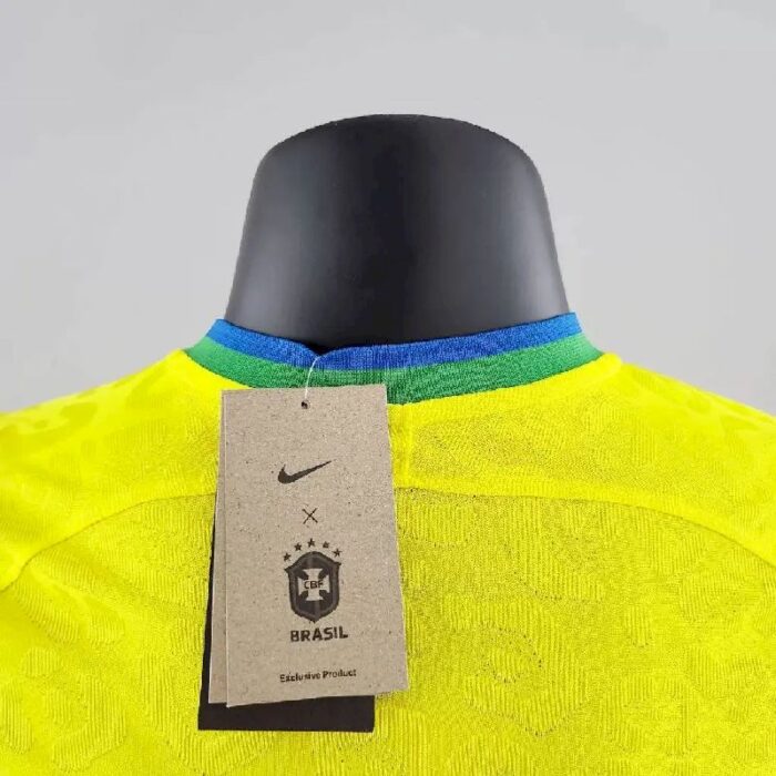 Mens Brazil 2022 Home Jersey Player Version 7