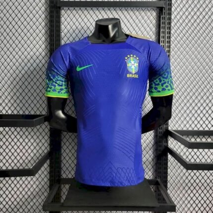 Mens Brazil 2022 Away Jersey Player Version