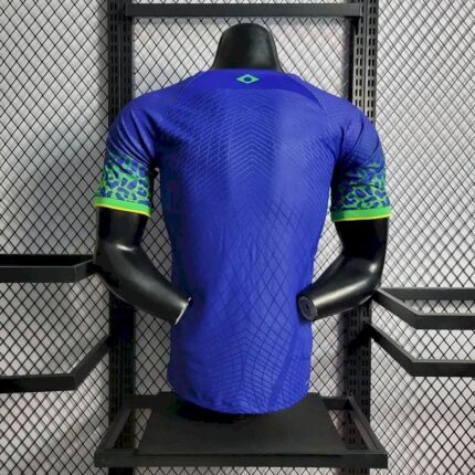 Mens Brazil 2022 Away Jersey Player Version 1