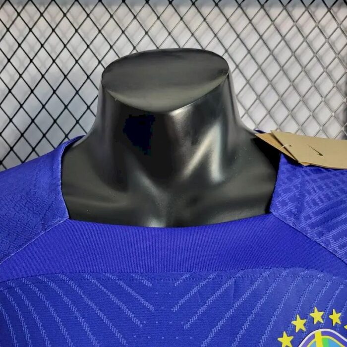 Mens Brazil 2022 Away Jersey Player Version 3