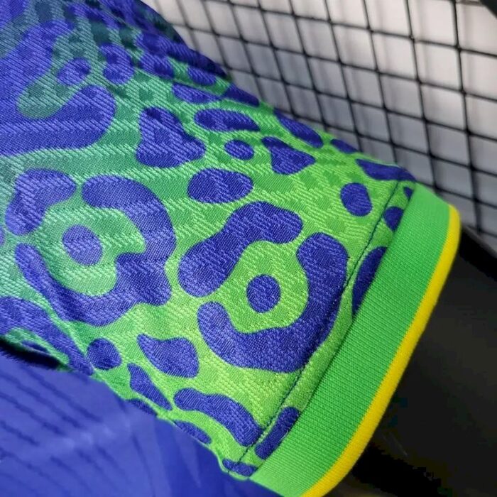 Mens Brazil 2022 Away Jersey Player Version 6