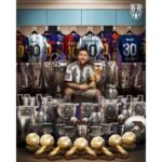 Mens 2022 3-star Argentina Home Player Version 2