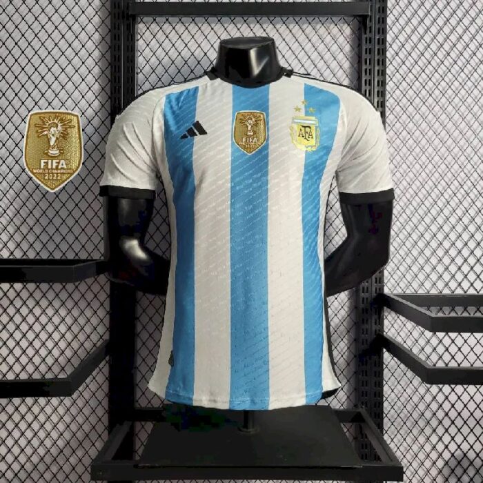 Mens 2022 3-star Argentina Home Player Version 1