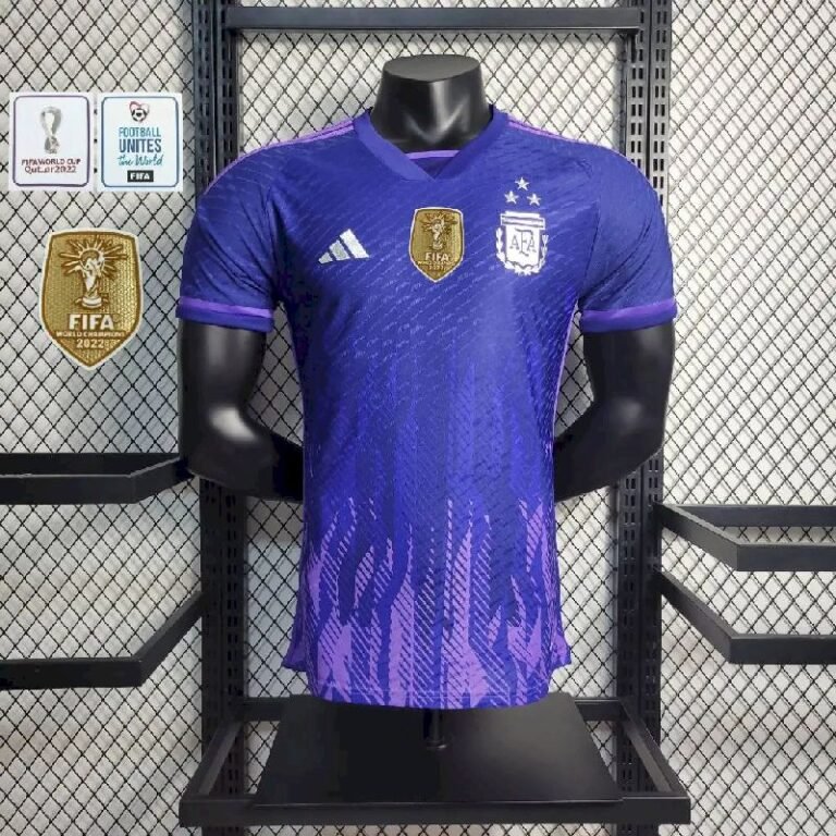 Mens 2022 3-star Argentina Away Player Version