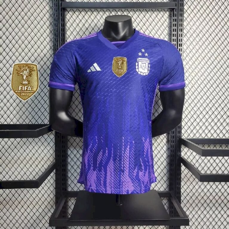Mens 2022 3-star Argentina Away Player Version 1