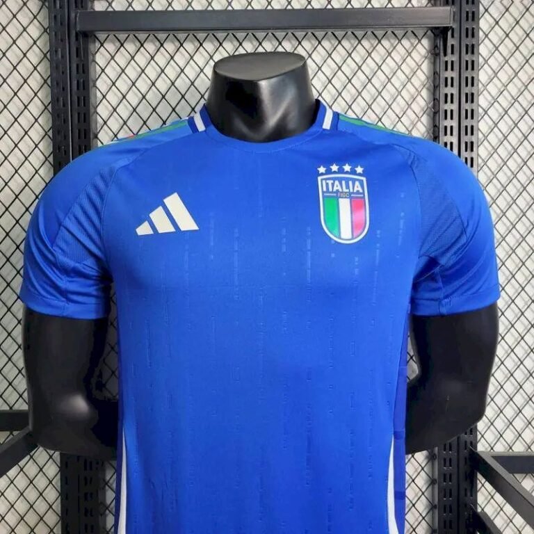 Mens Italy 2024/25 Home Jersey Player Version 1