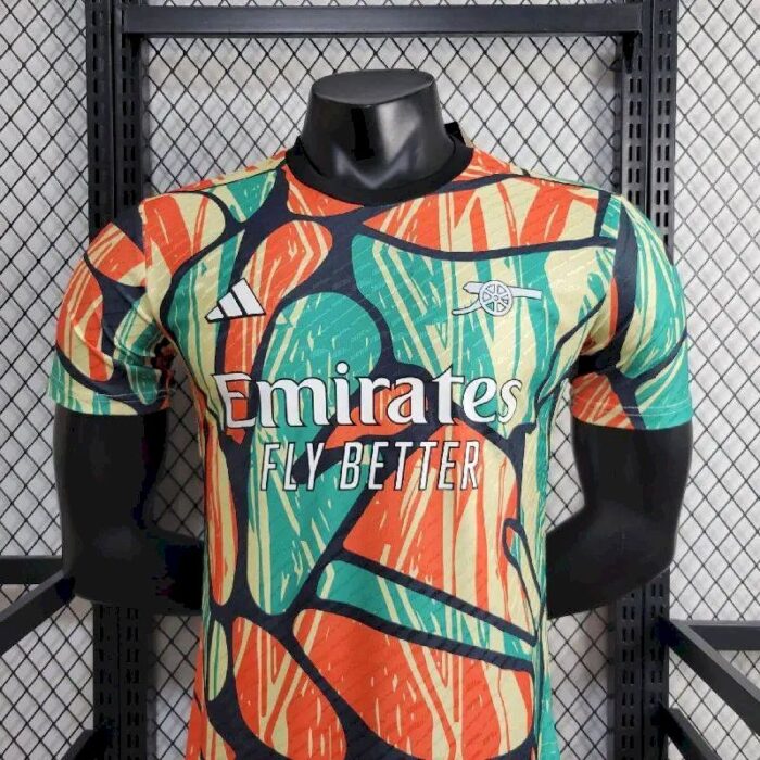 Mens Arsenal 2024/25 Pre-Match Jersey Player Version 1