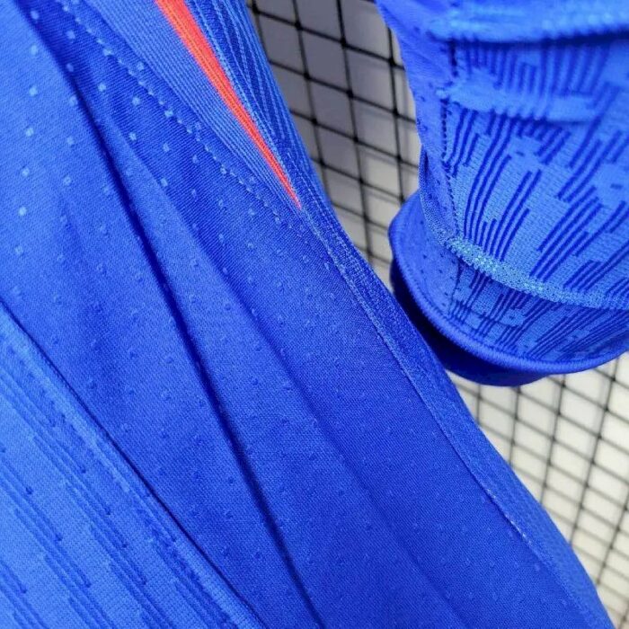 Mens France 2024/25 Home Long Sleeve Jersey Player Version 9