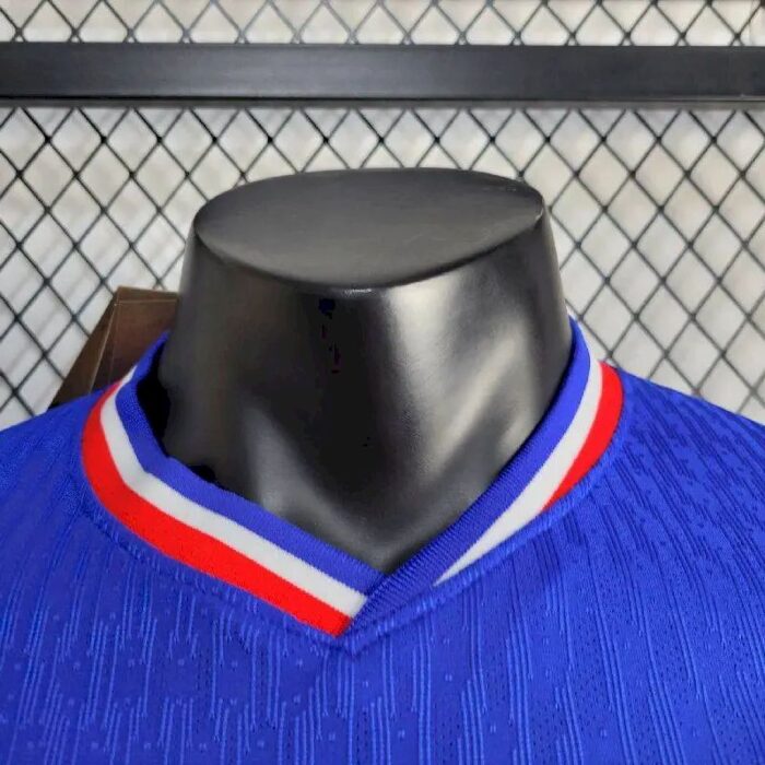 Mens France 2024/25 Home Long Sleeve Jersey Player Version 3