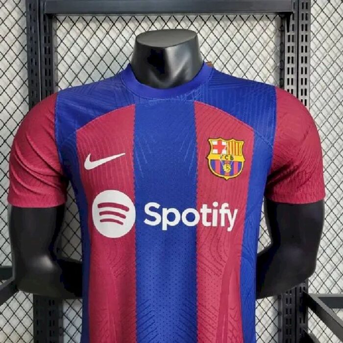 Mens Barcelona 2023/24 Home Jersey Player Version 1
