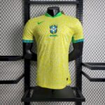 Mens Brazil 2024/25 Home Jersey Player Version 11