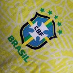 Mens Brazil 2024/25 Home Jersey Player Version 9