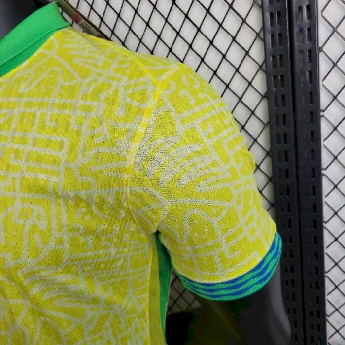 Mens Brazil 2024/25 Home Jersey Player Version 4