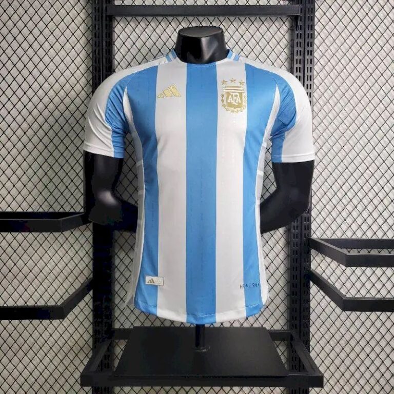Mens Argentina 2024/25 Home Jersey Player Version 11