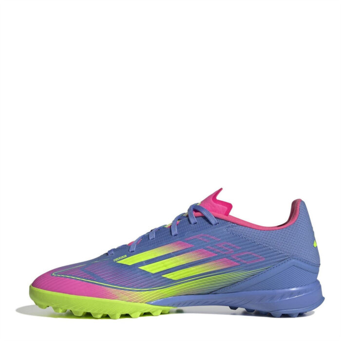 adidas F50 Turf Football Boots – Blue/Lemon - Image 8