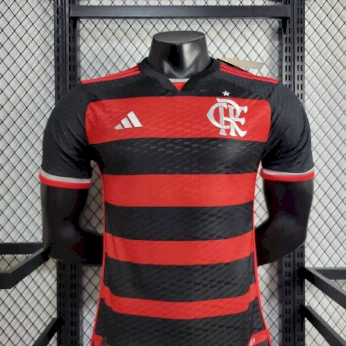 Mens Flamengo 2024/25 Home Jersey Player Version 1