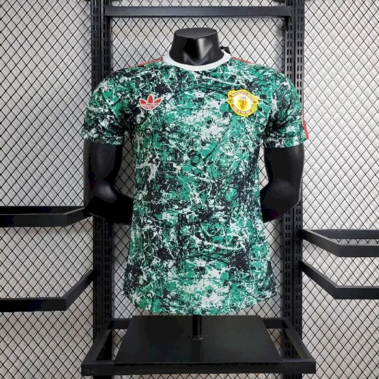 Mens Manchester United 2024/25 Stone Roses Originals Icon Edition Jersey Player Version 7