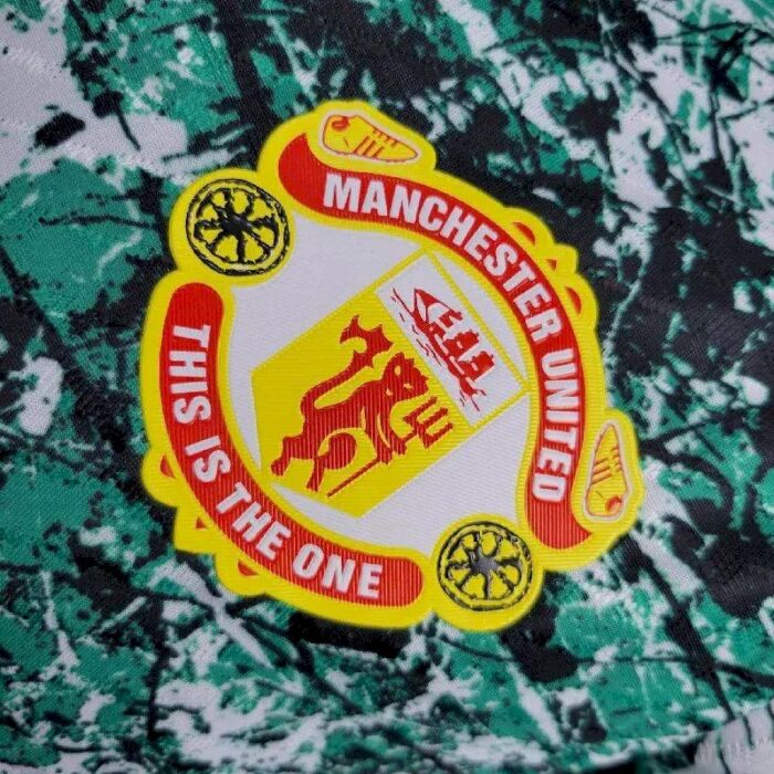 Mens Manchester United 2024/25 Stone Roses Originals Icon Edition Jersey Player Version 6