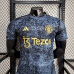 Mens Manchester United 2024/25 Stone Roses Pre-Match Jersey Player Version 1