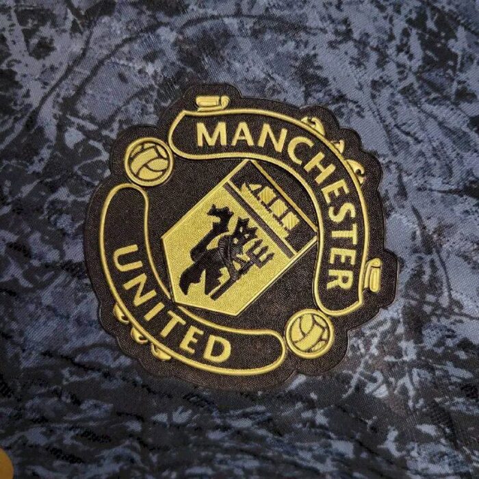 Mens Manchester United 2024/25 Stone Roses Pre-Match Jersey Player Version 2
