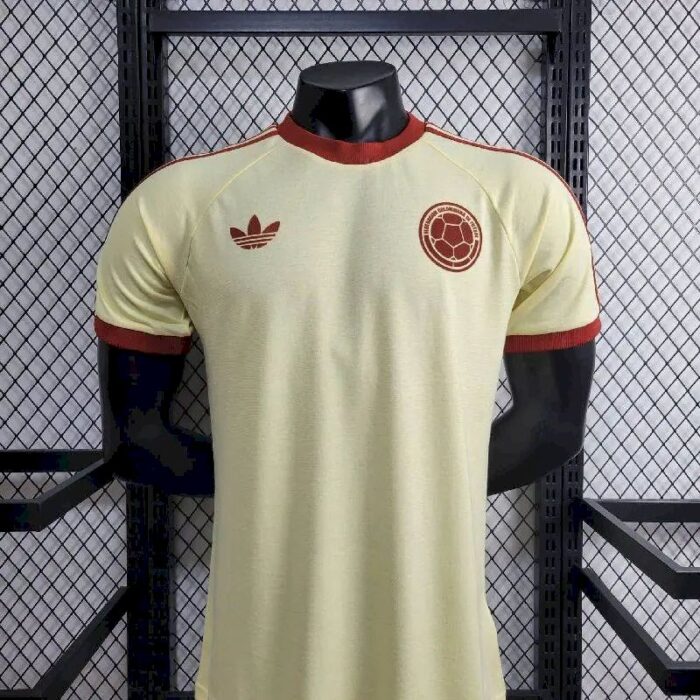 Mens Colombia 2024/25 3-Stripes Jersey Player Version 1