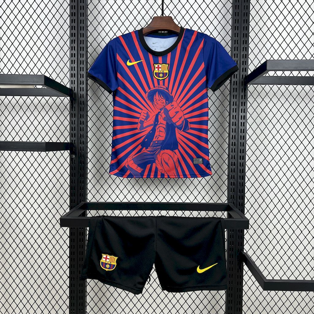 2025051015595652.jpg Kids Barcelona 2025/26 ワンピース-モンキー・D・ルフィ Kit