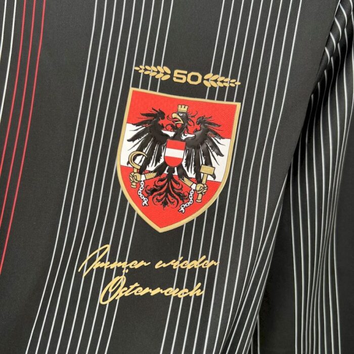 Mens Austria 2024/25 50th Long Sleeve Retro Jersey 6