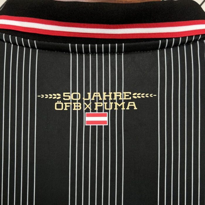 Mens Austria 2024/25 50th Long Sleeve Retro Jersey 2