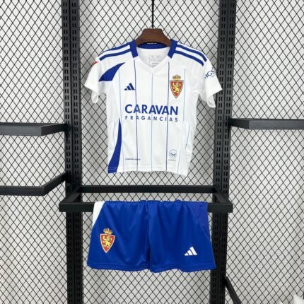 Kids Real Zaragoza 2024/25 Home Kit