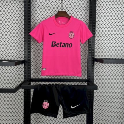 Kids Sporting CP 2024/25 Pink October Kit