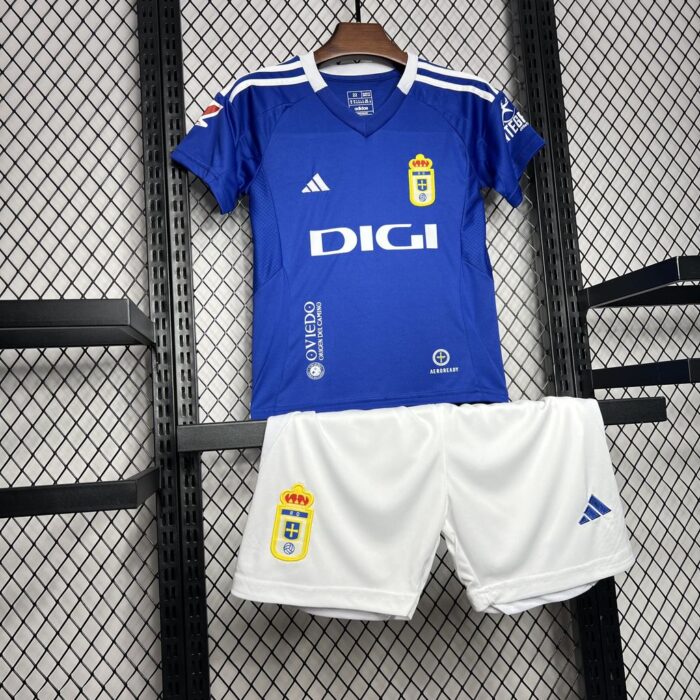 Kids Real Oviedo 2024/25 Home Kit 2