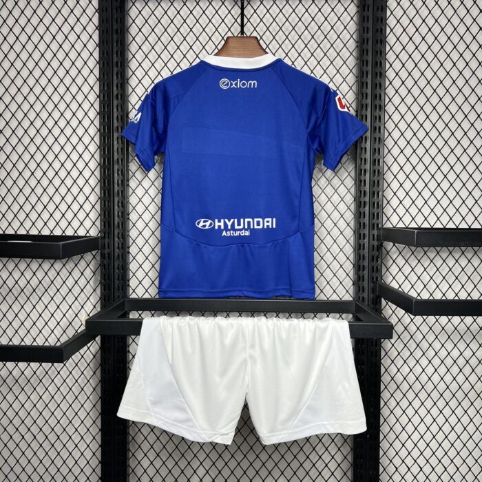 Kids Real Oviedo 2024/25 Home Kit 1
