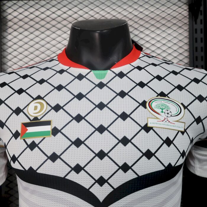 Mens CD Palestino 2024/25 Association White Jersey Player Version 5
