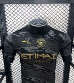 Mens Manchester City 2024/25 Black Dragon Jersey Player Version 2