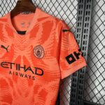 Mens Manchester City 2024/25 Jersey Orange Color 2