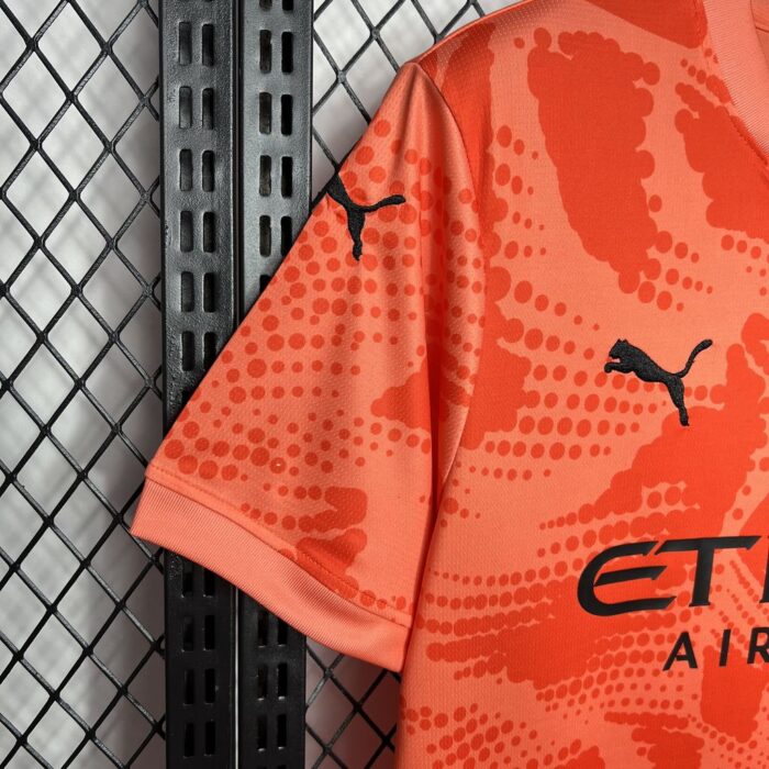 Mens Manchester City 2024/25 Jersey Orange Color 5
