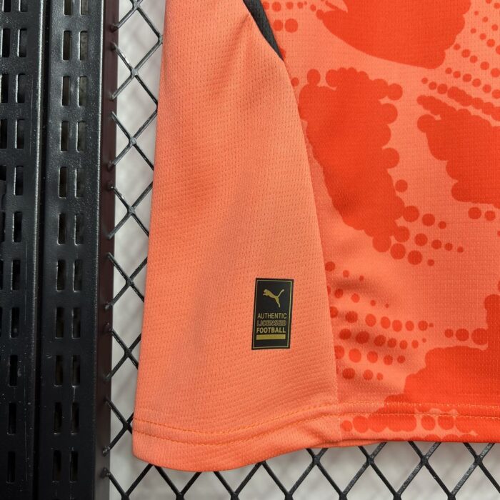 Mens Manchester City 2024/25 Jersey Orange Color 6