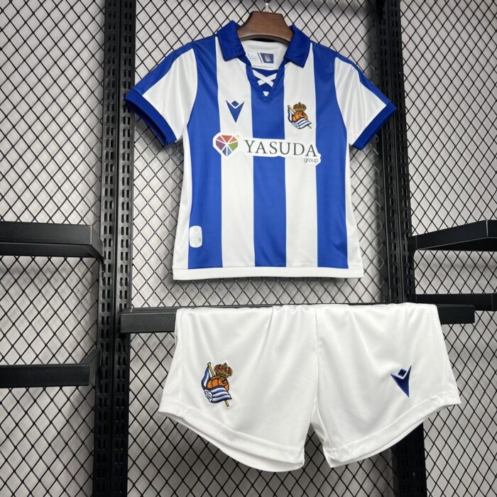Kids Real Sociedad 2024/25 Home Kit 6